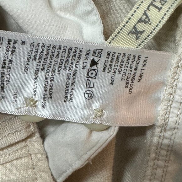 Tommy Bahama Relax LINEN Beach Pants Mens Size 1XB Elastic Waist Khaki Tan* - Picture 8 of 8